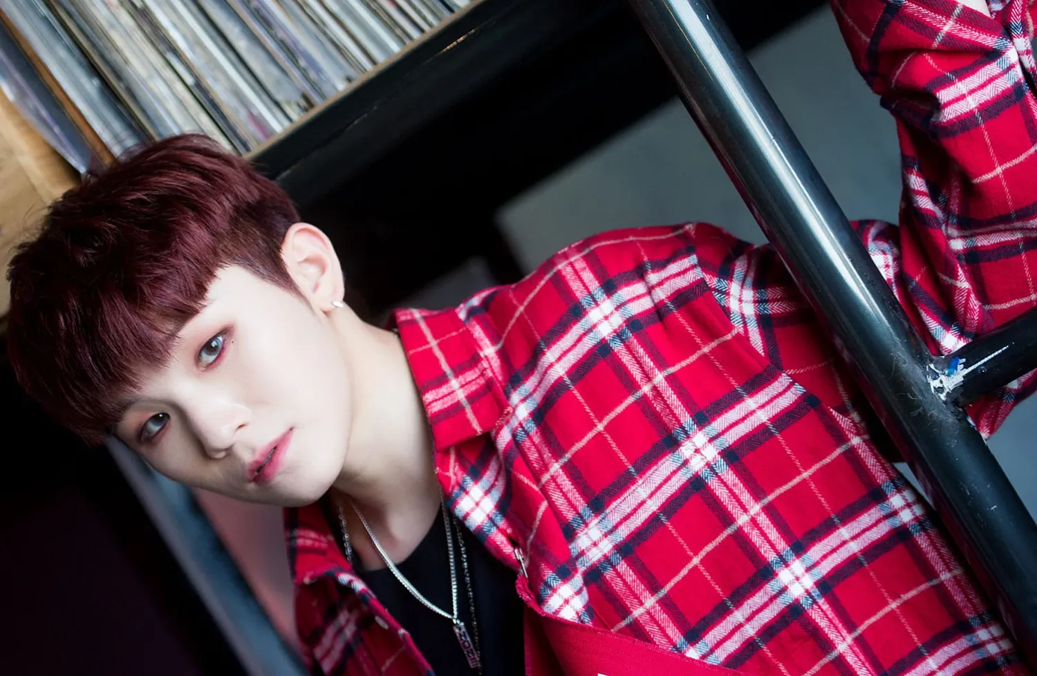 A moment captured by Woozi (SEVENTEEN)'s fan