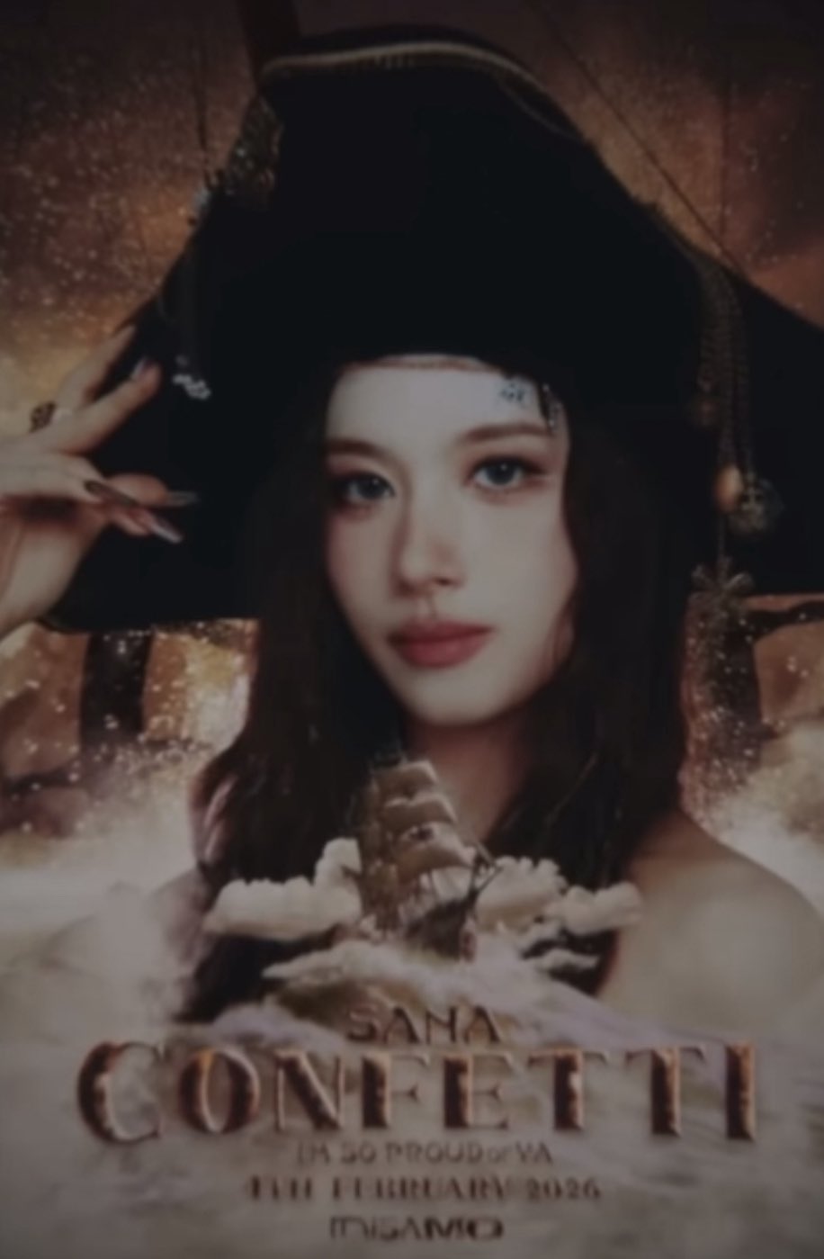 A moment captured by Sana (TWICE)'s fan