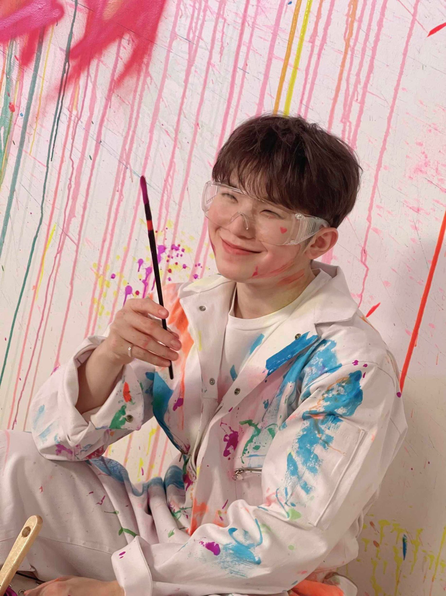 Recent activity shot of Woozi (SEVENTEEN)