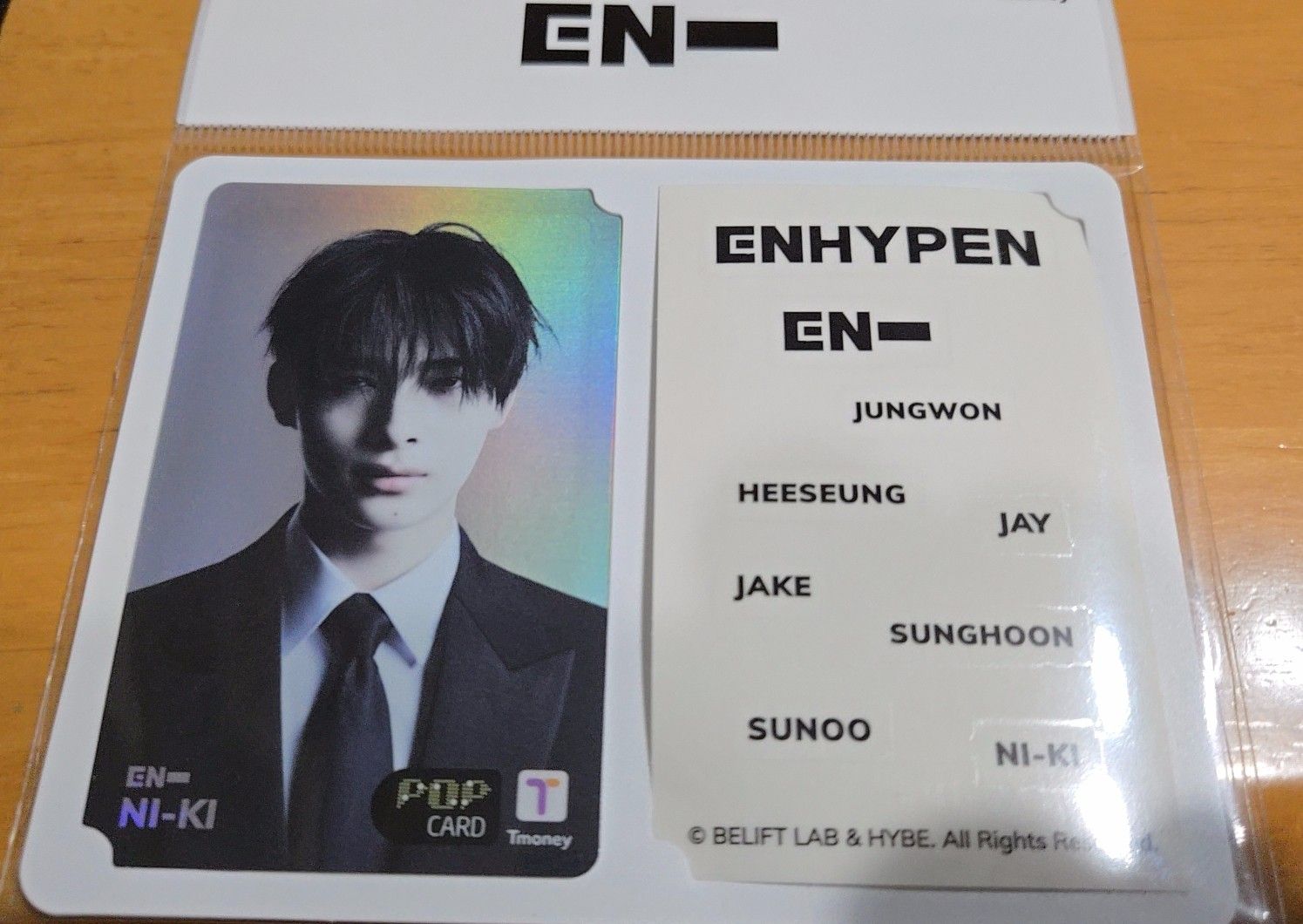 Potret di balik layar NI-KI (ENHYPEN)