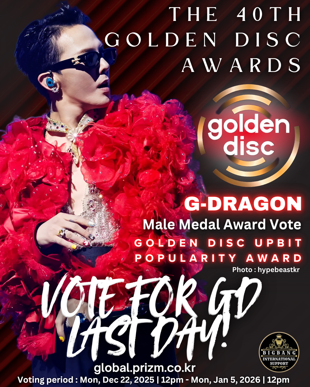 Behind-the-scenes cut of G-DRAGON (BIGBANG)