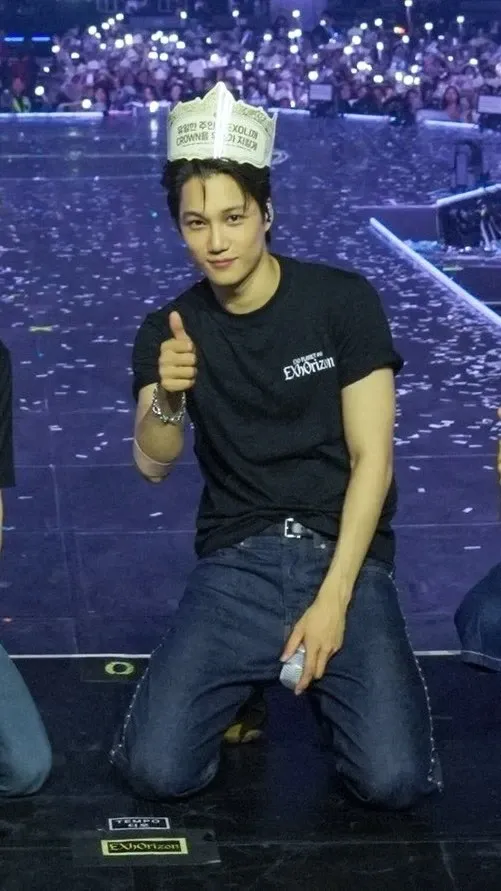 Momen yang diabadikan oleh penggemar Kai (EXO)