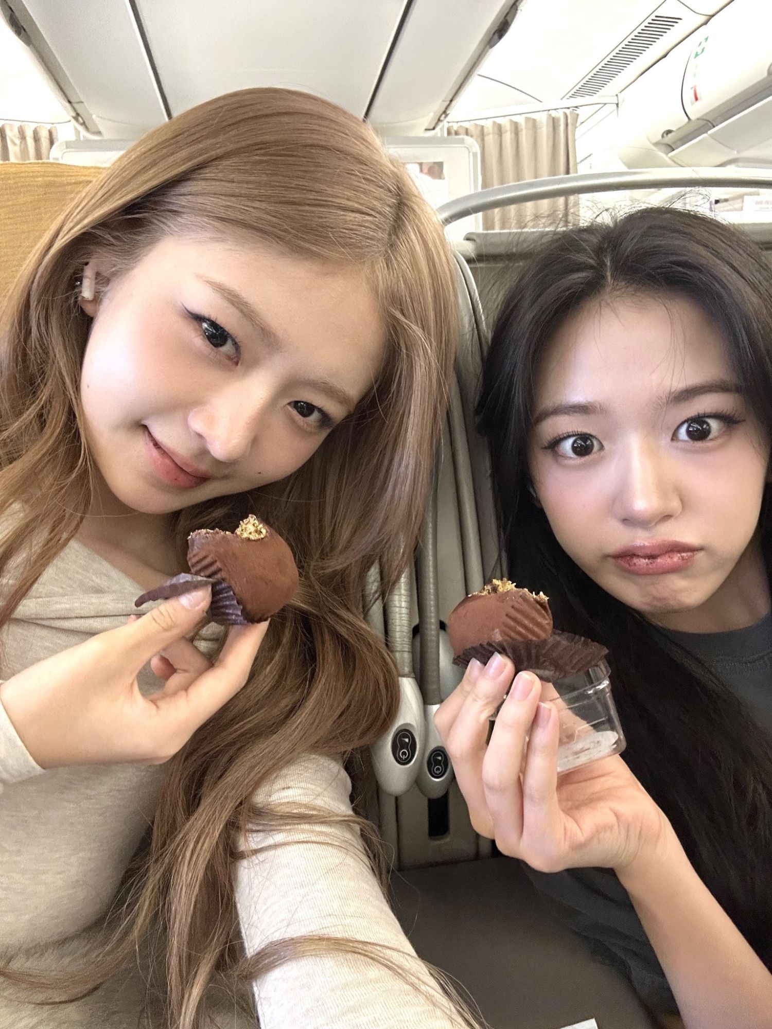 Momen yang diabadikan oleh penggemar Rei (IVE)