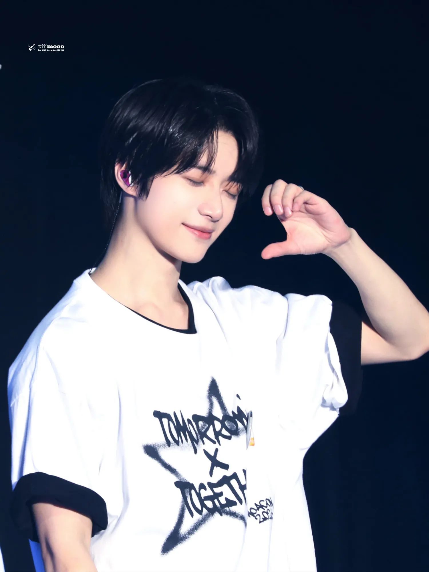 A moment captured by Beomgyu (TOMORROW X TOGETHER)'s fan