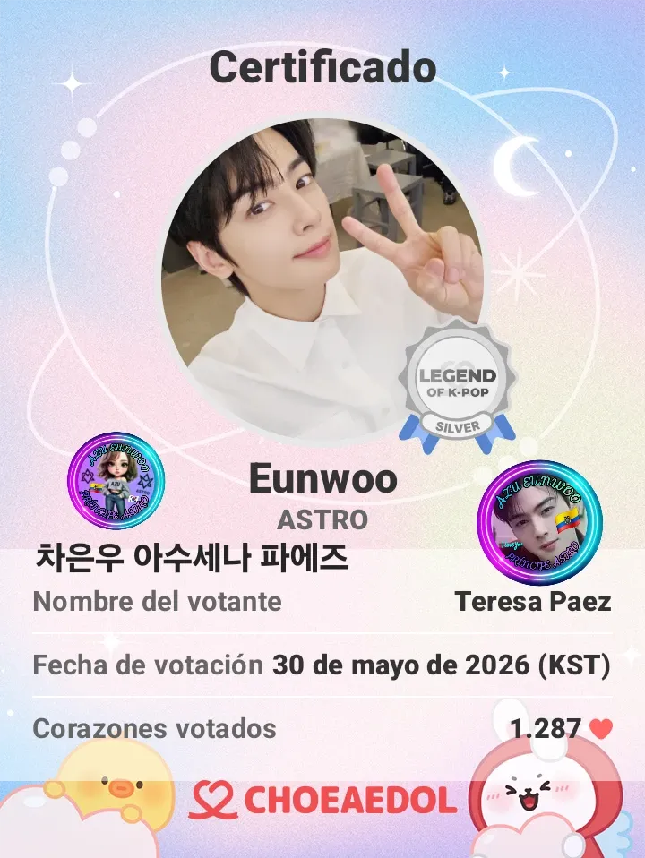 A moment captured by Eunwoo (ASTRO)'s fan