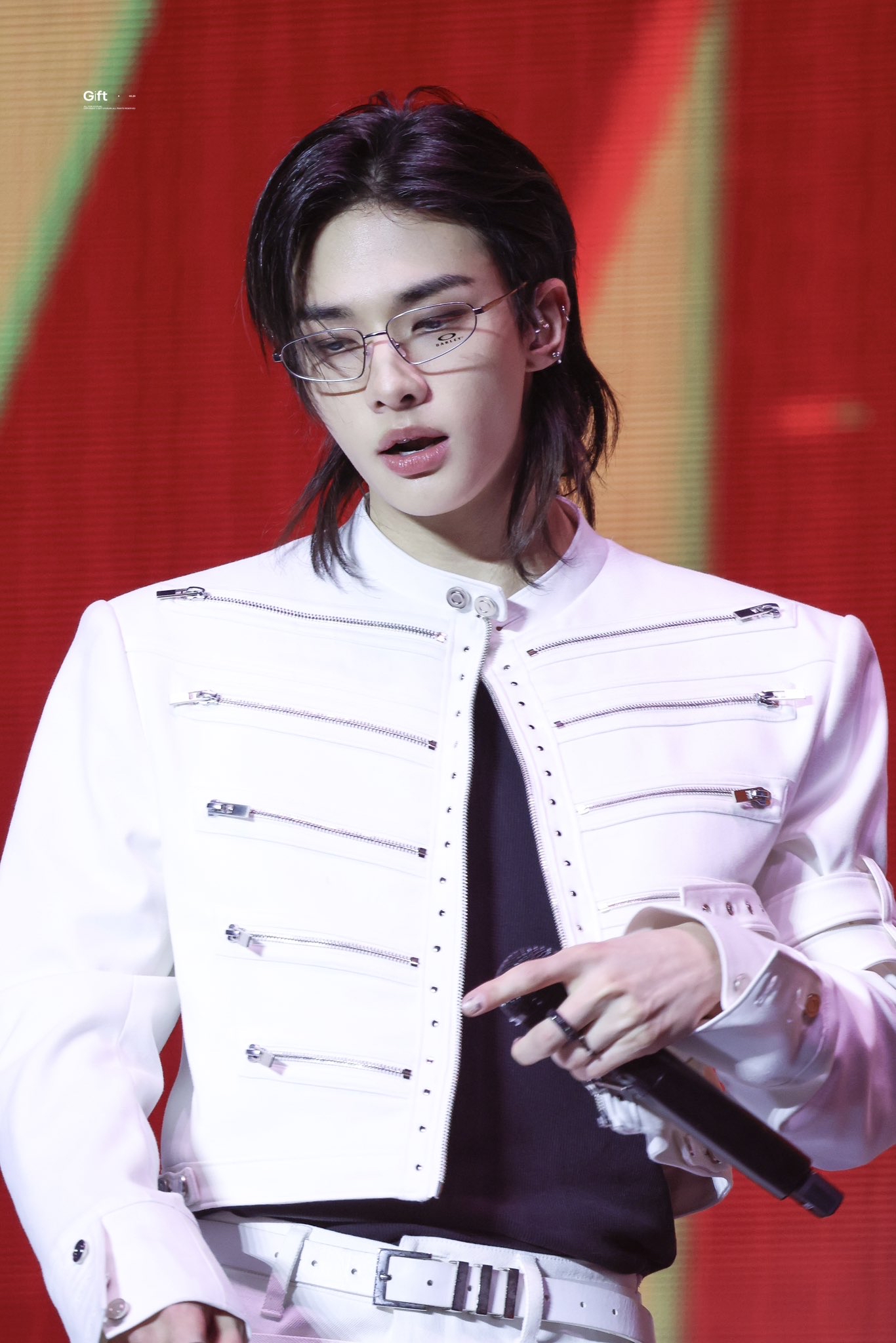 A moment captured by Hyunjin (Stray Kids)'s fan