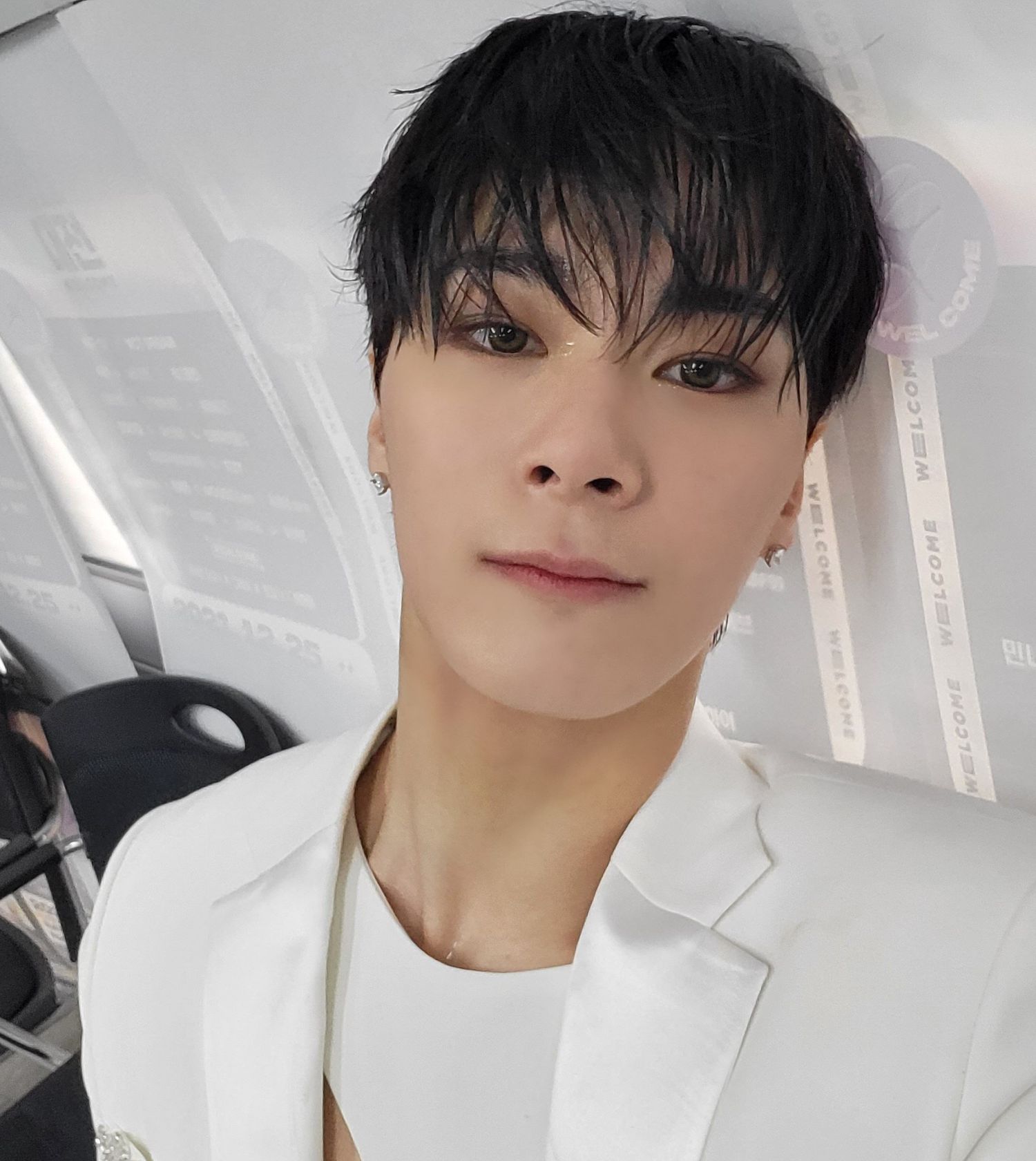 Recent activity shot of Moonbin (ASTRO)