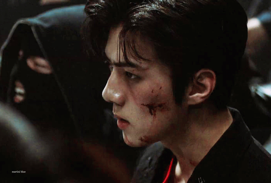 세훈 (EXO)의 비하인드 컷