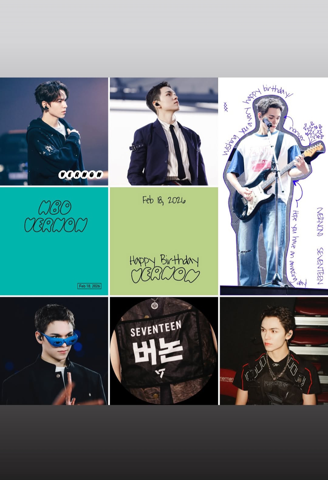 Recent activity shot of Vernon (SEVENTEEN)