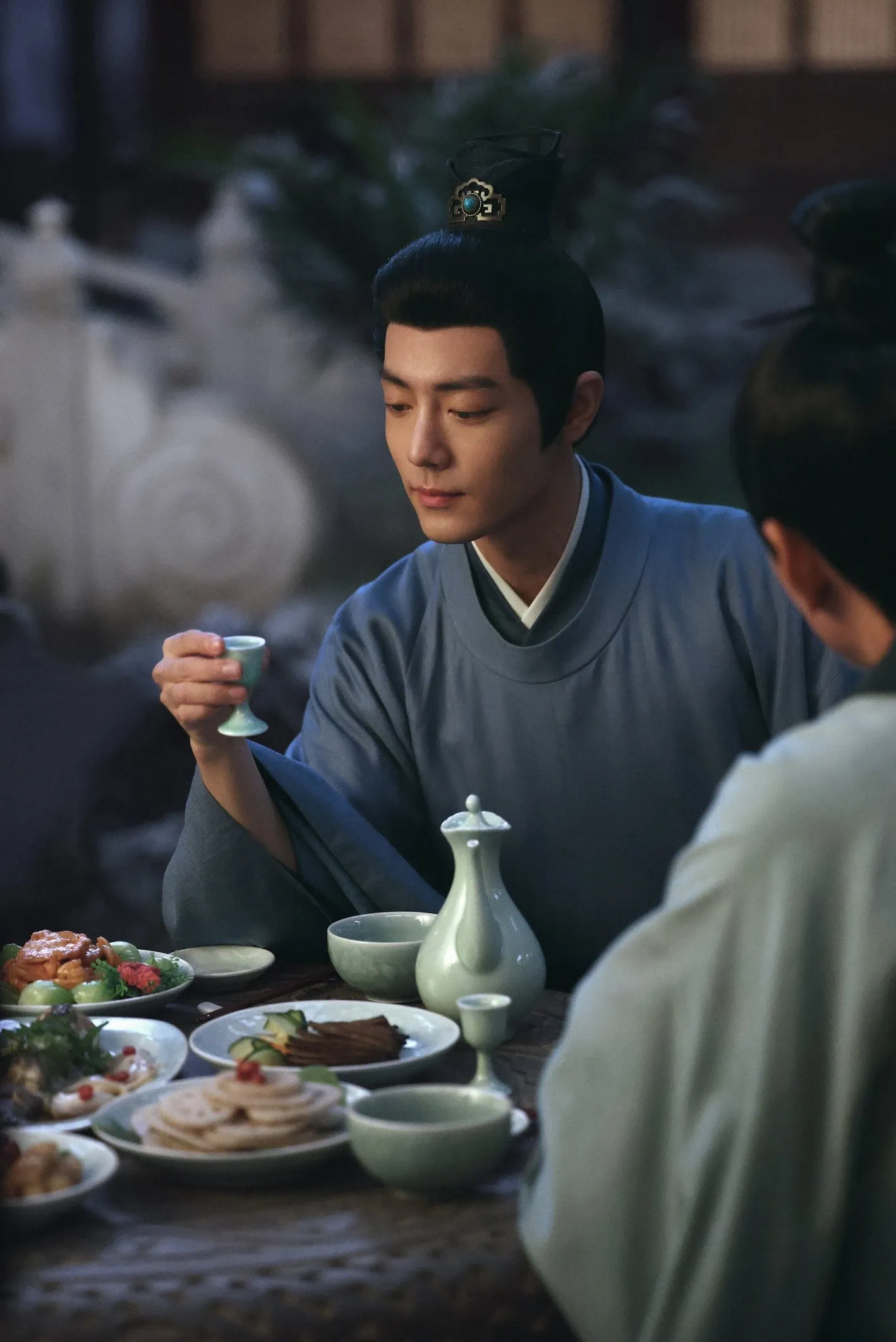 Behind-the-scenes cut of Xiao Zhan