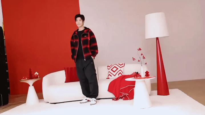 A moment captured by Xiao Zhan's fan