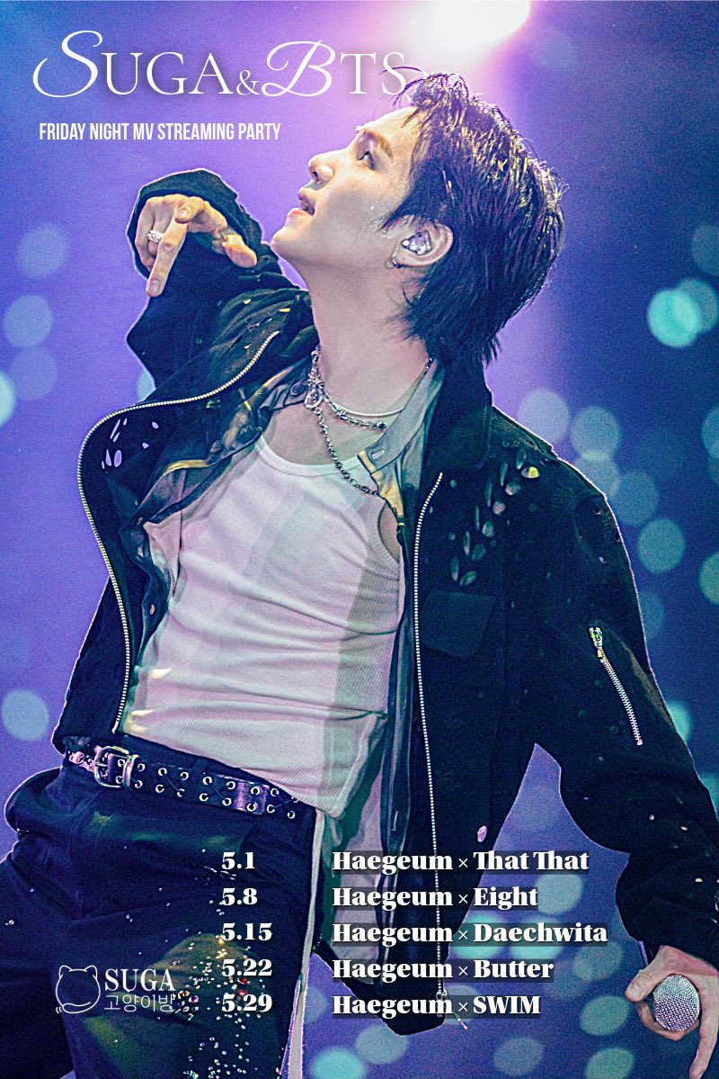 Foto aktivitas terbaru SUGA (BTS)