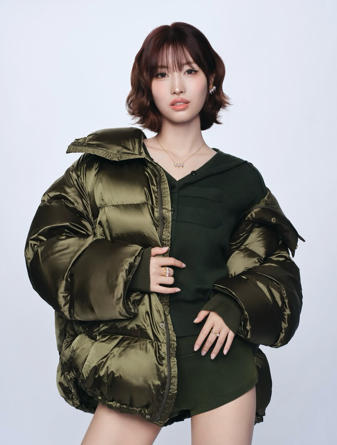 モモ (TWICE)の舞台裏ショット