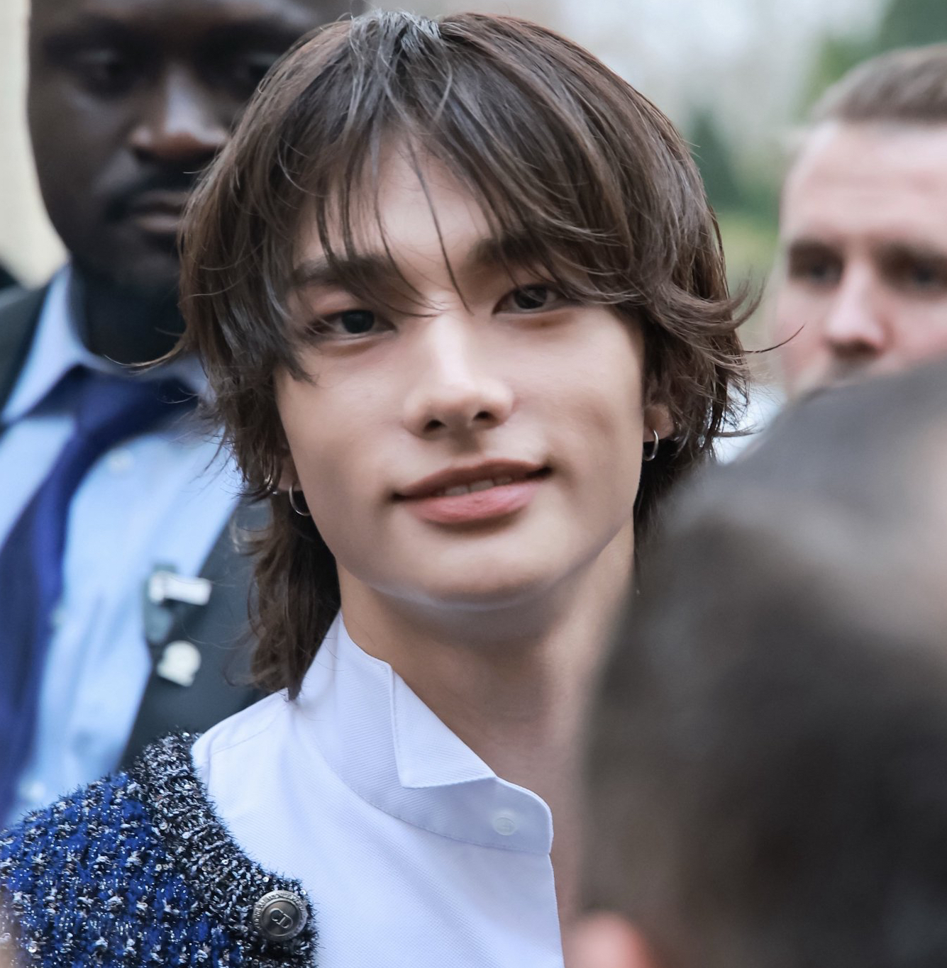 Behind-the-scenes cut of Hyunjin (Stray Kids)