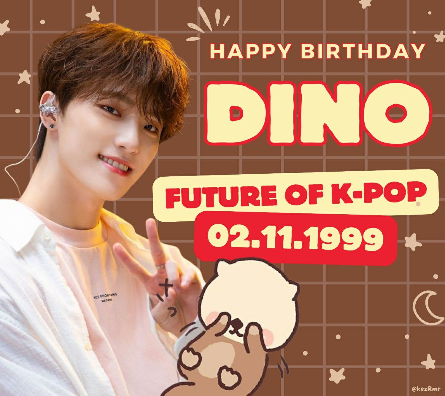 Recent activity shot of Dino (SEVENTEEN)