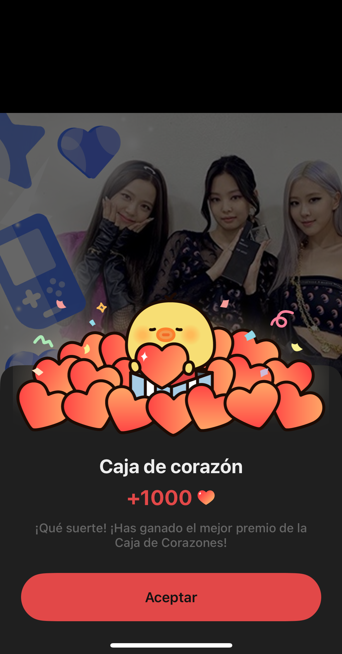 A heartfelt wallpaper shared by BLACKPINK's fans