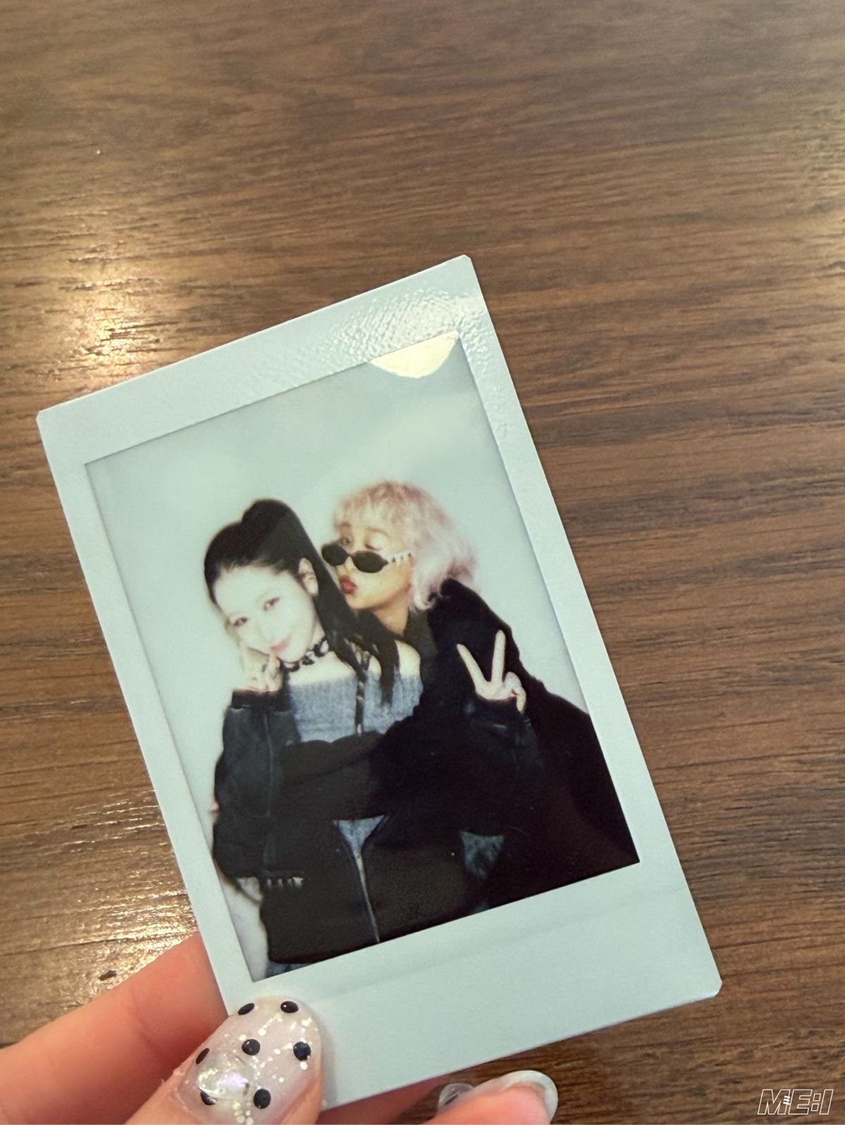 A moment captured by Kasahara Momona (ME:I)'s fan