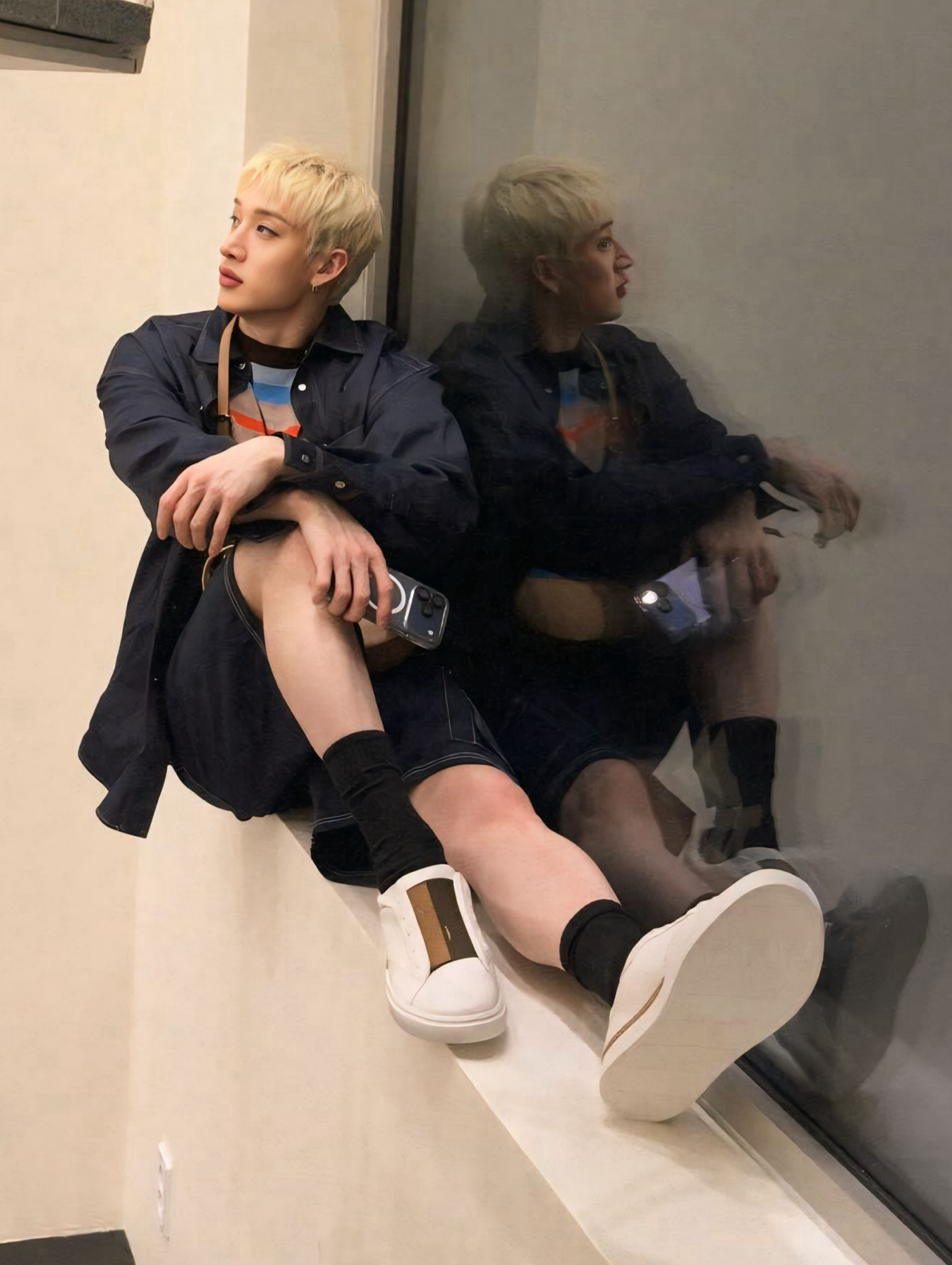 Momen yang diabadikan oleh penggemar Bang Chan (Stray Kids)