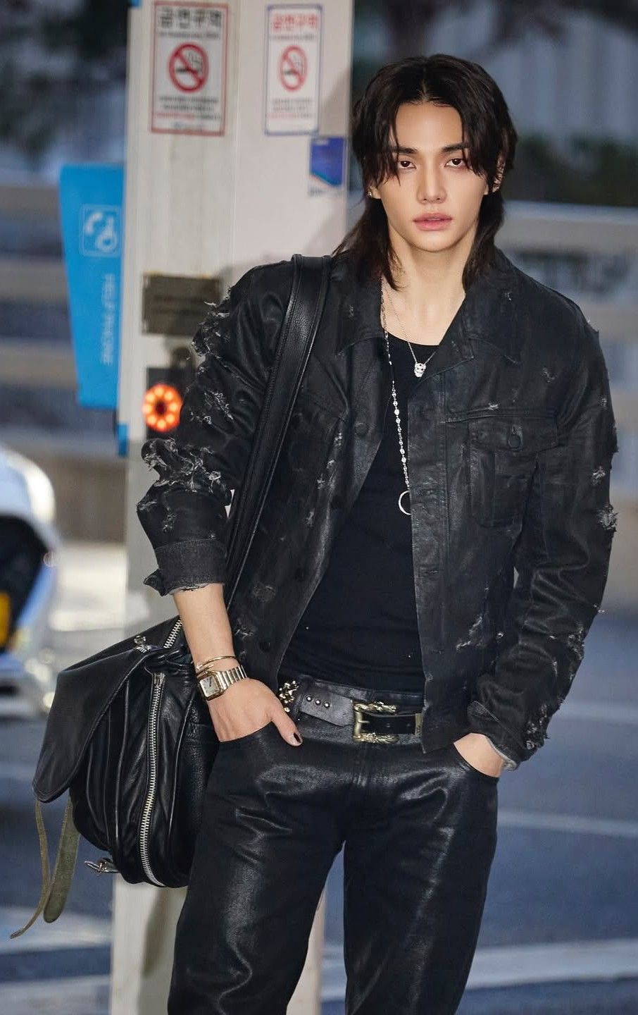 Behind-the-scenes cut of Hyunjin (Stray Kids)