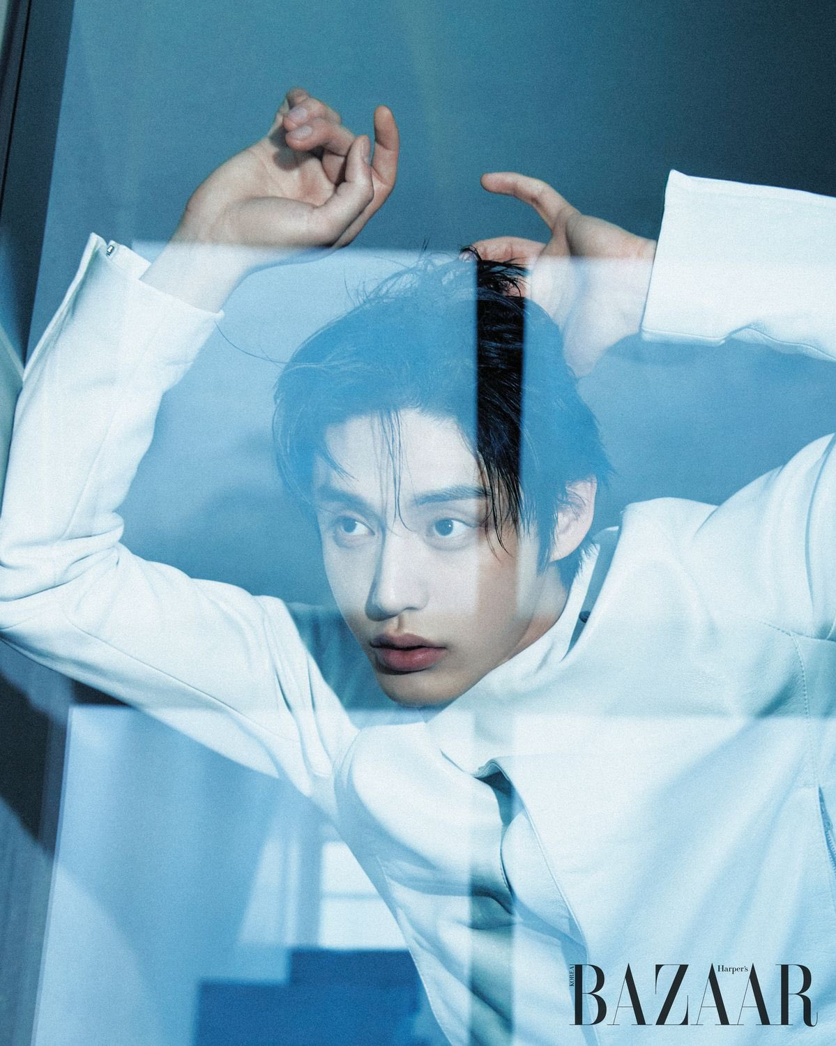 Behind-the-scenes cut of Kim Jiwoong (ZEROBASEONE)
