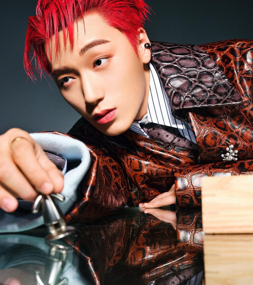 Momen yang diabadikan oleh penggemar San (ATEEZ)