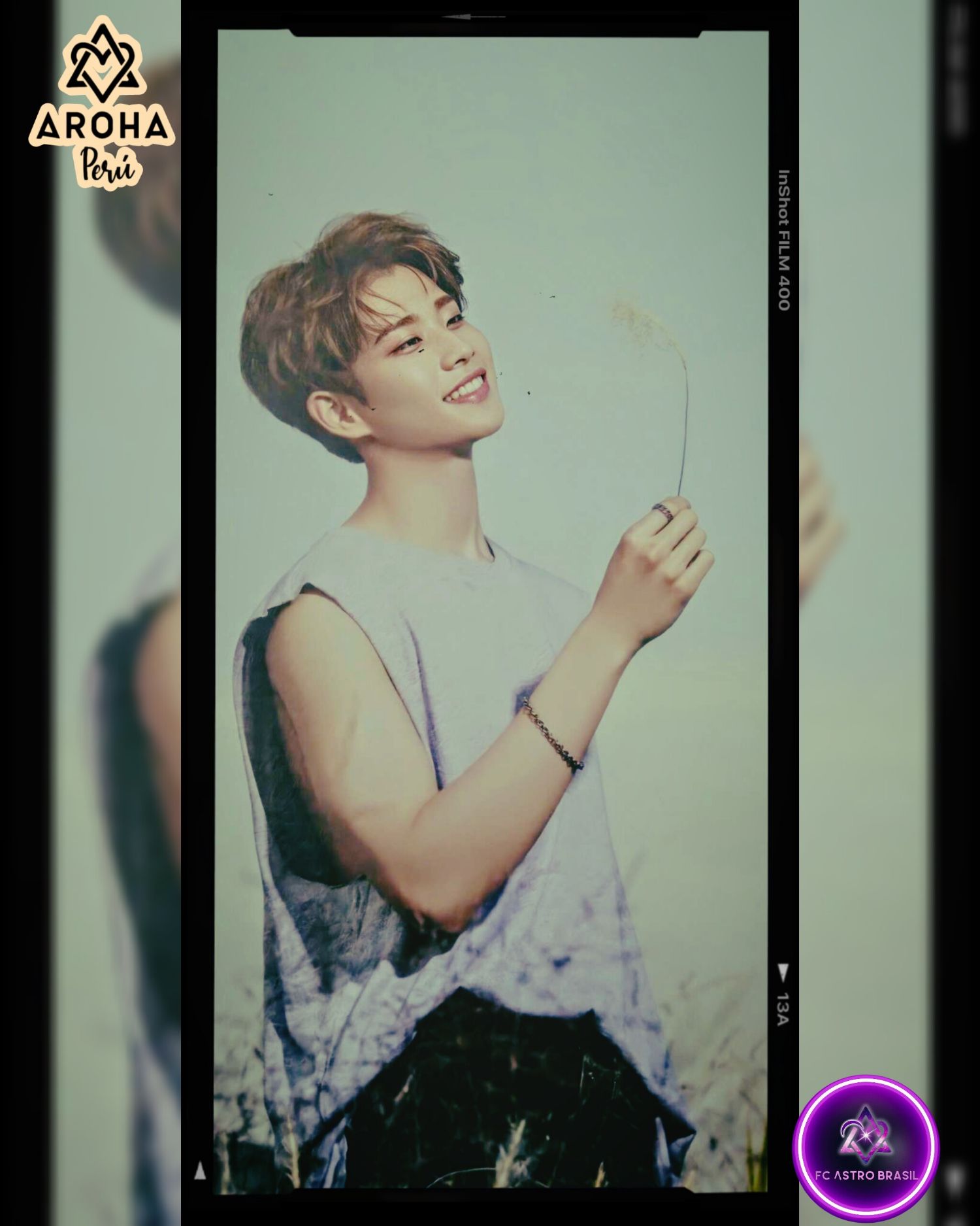 A moment captured by MJ (ASTRO)'s fan