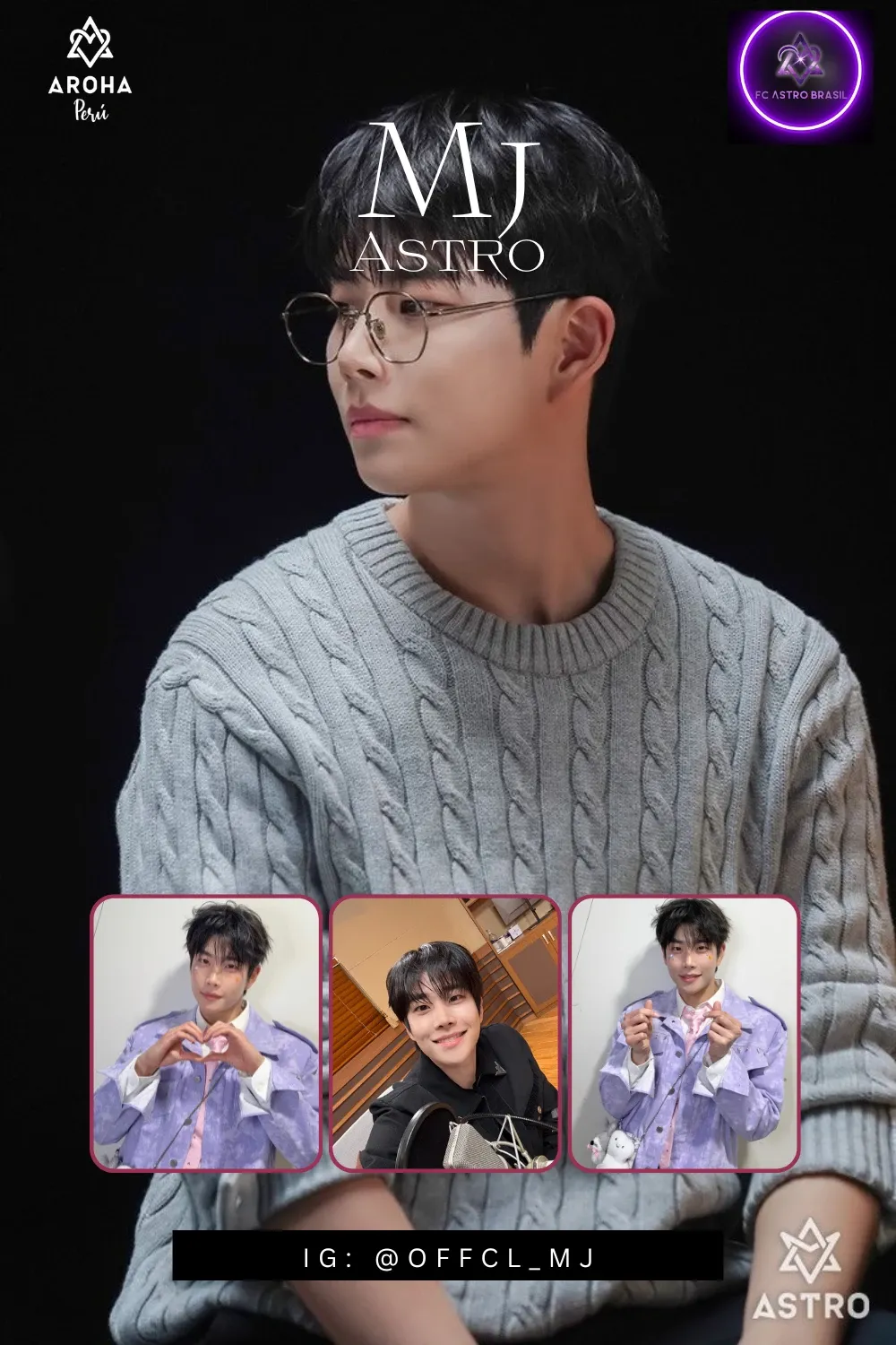 A moment captured by MJ (ASTRO)'s fan