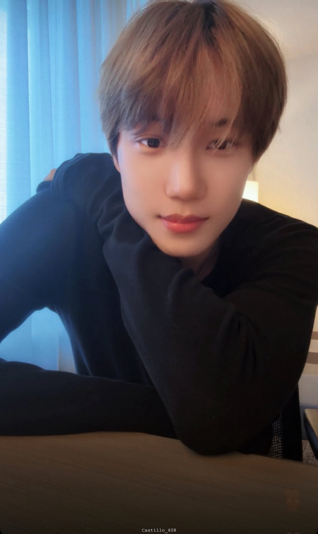 A heartfelt wallpaper shared by Kai (EXO)'s fans