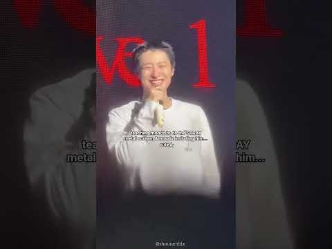 A moment captured by WOODZ's fan