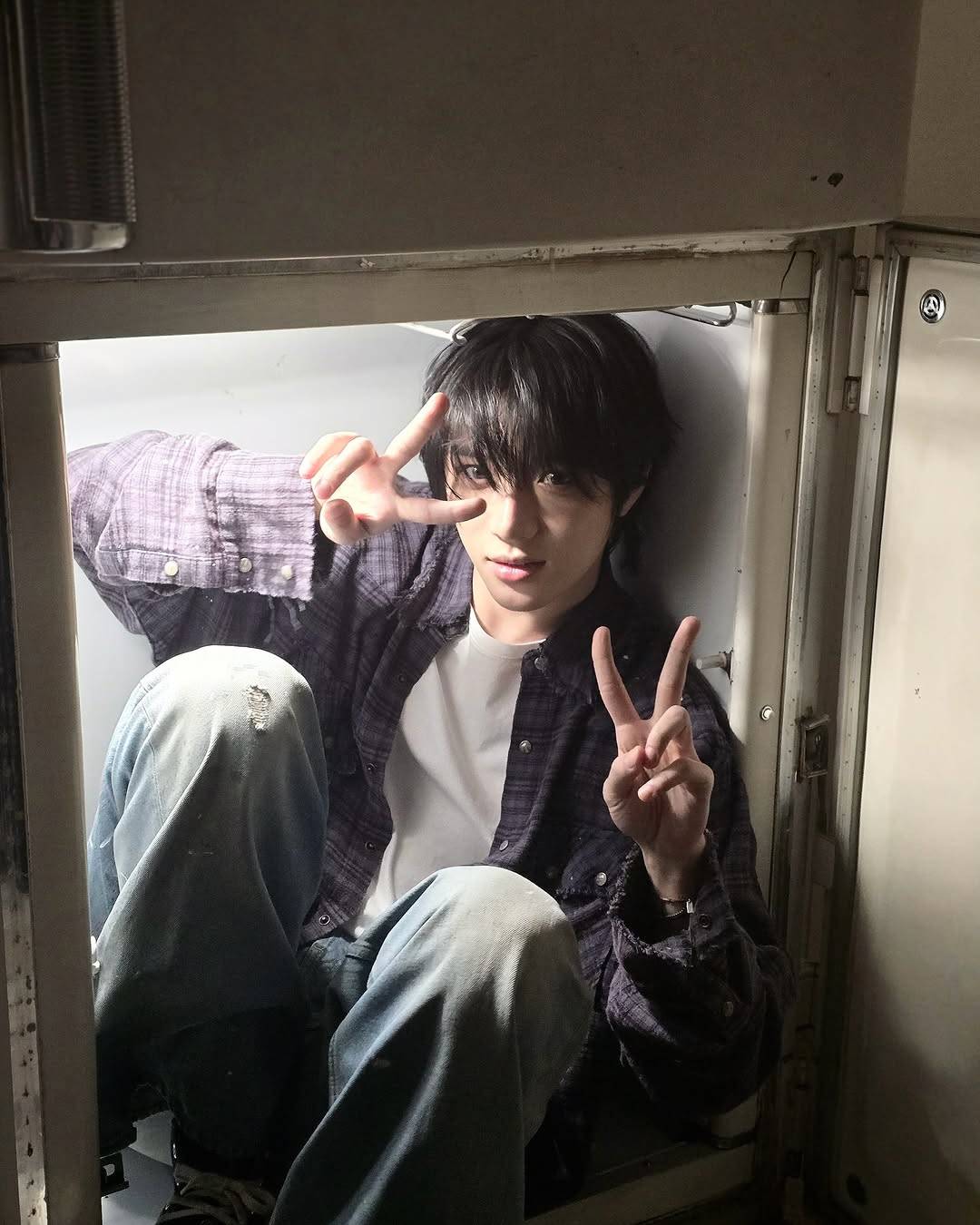 Recent activity shot of Beomgyu (TOMORROW X TOGETHER)