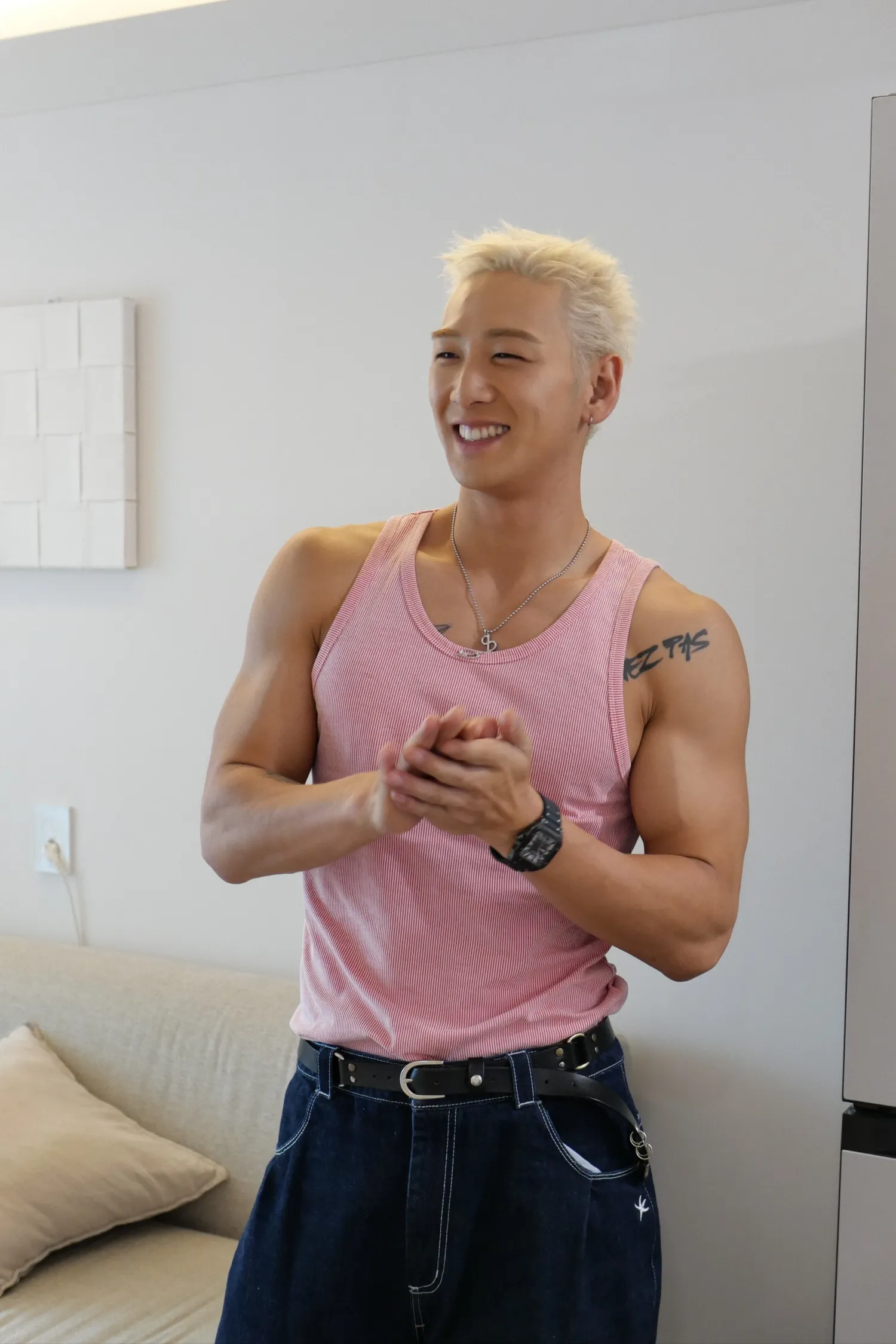 A moment captured by Baekho's fan