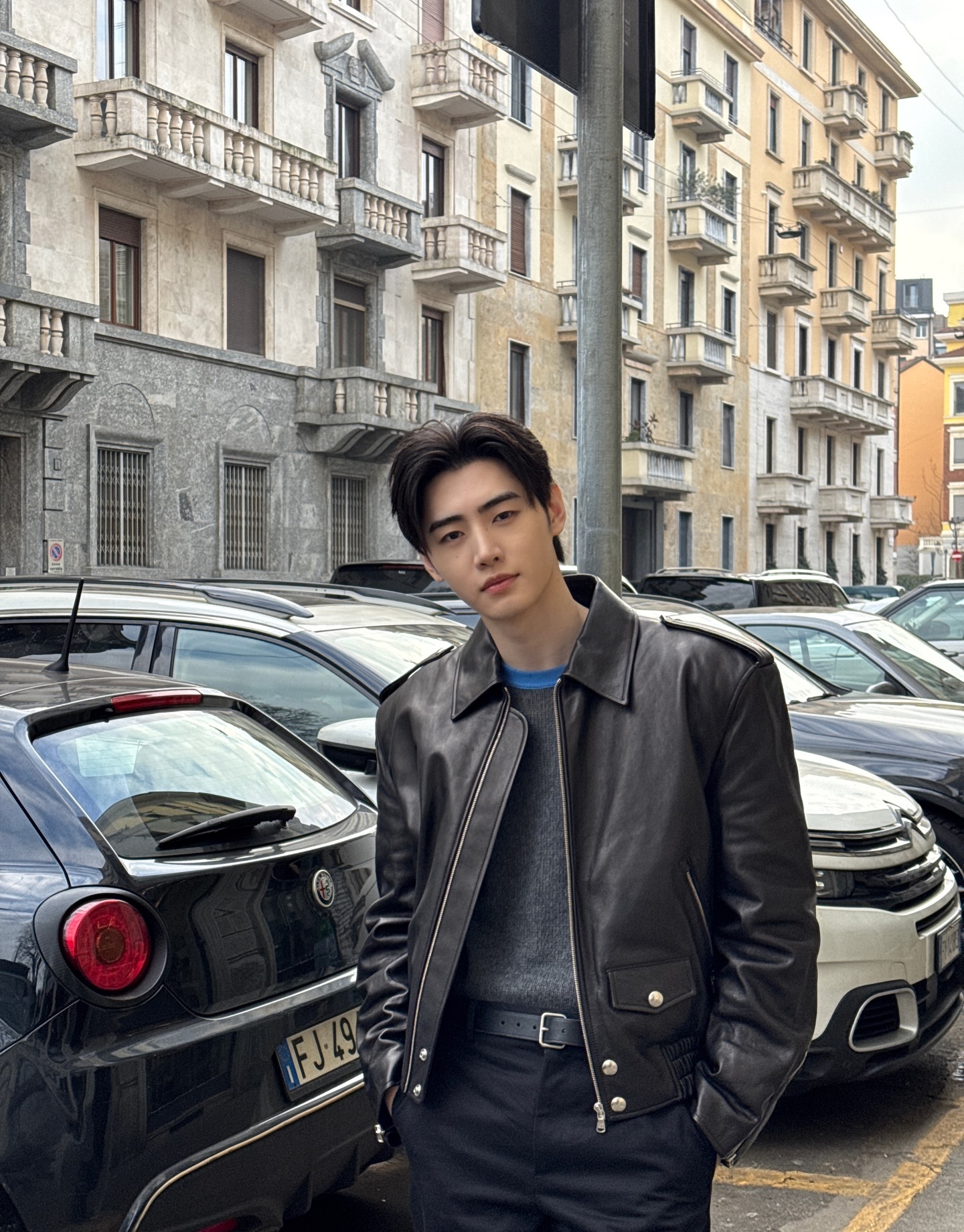 Recent activity shot of Sunghoon (ENHYPEN)