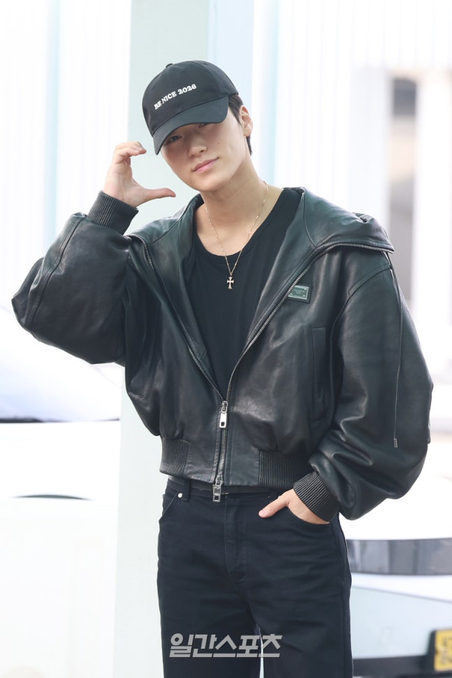 A moment captured by San (ATEEZ)'s fan