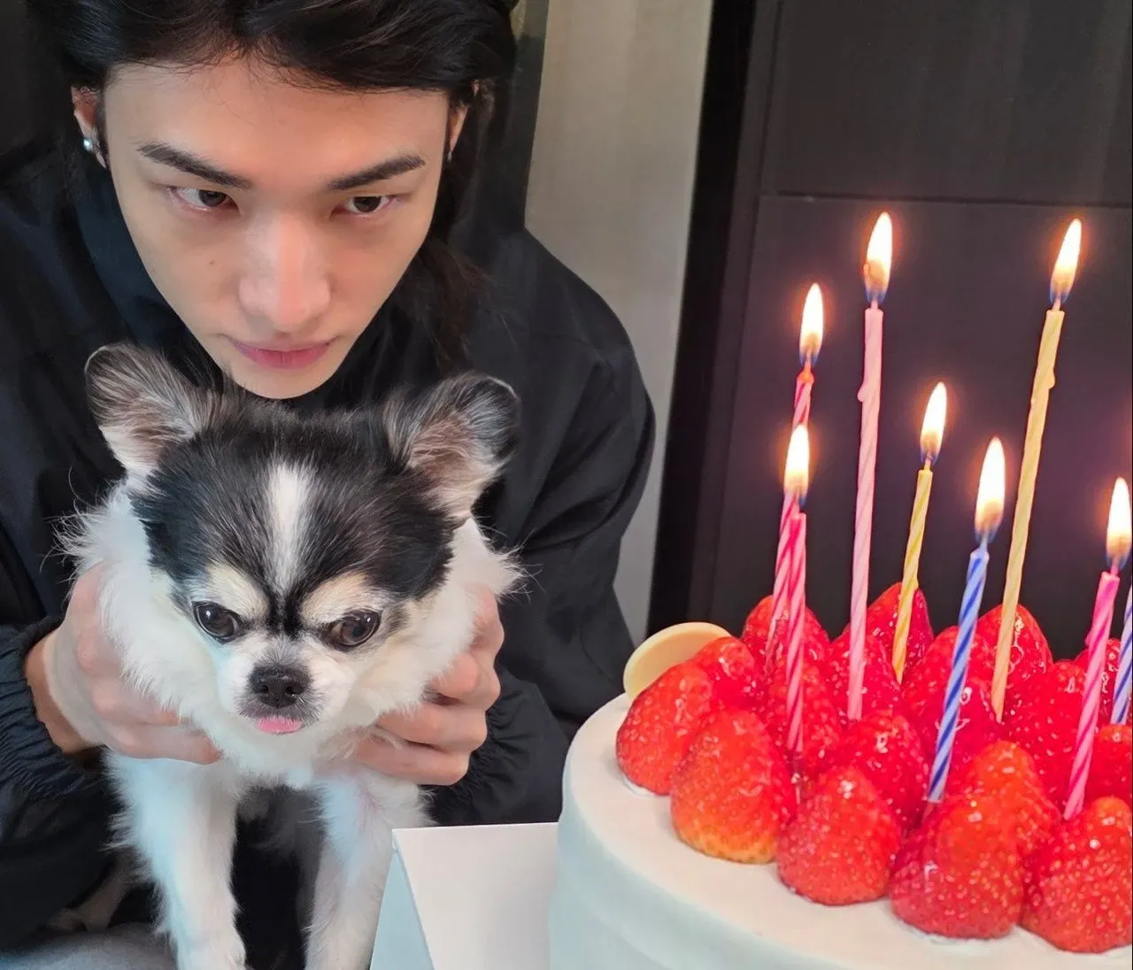 Latest photo of Hyunjin (Stray Kids)