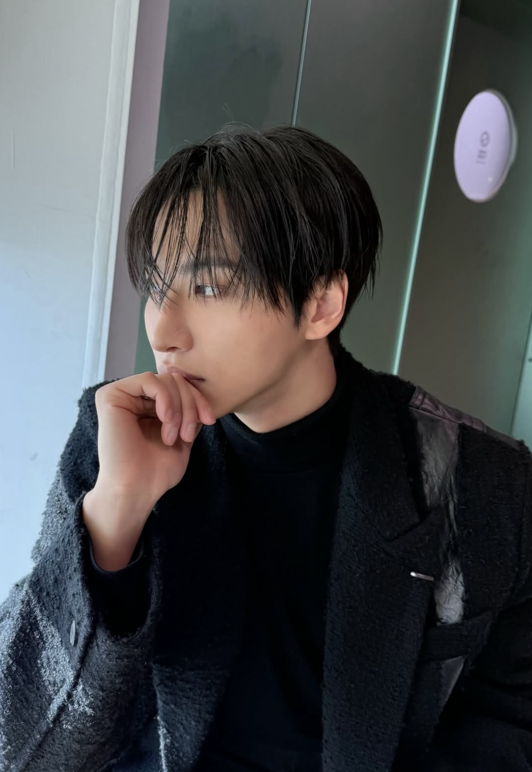 Recent activity shot of Seonghwa (ATEEZ)