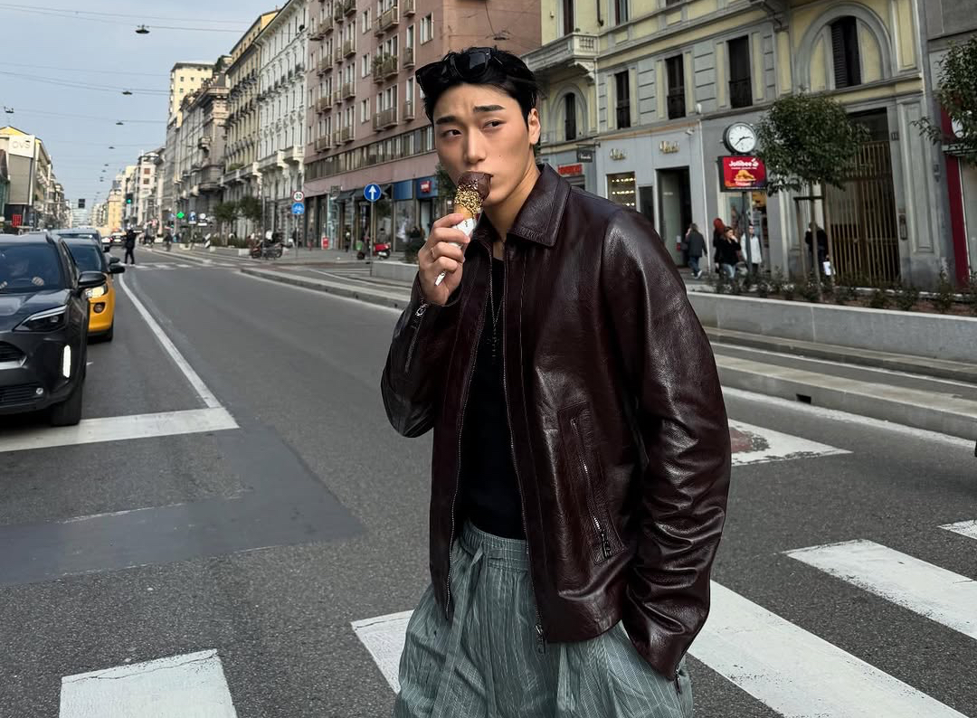 A moment captured by San (ATEEZ)'s fan