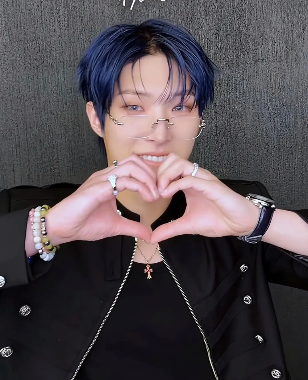 Recent activity shot of Mingi (ATEEZ)