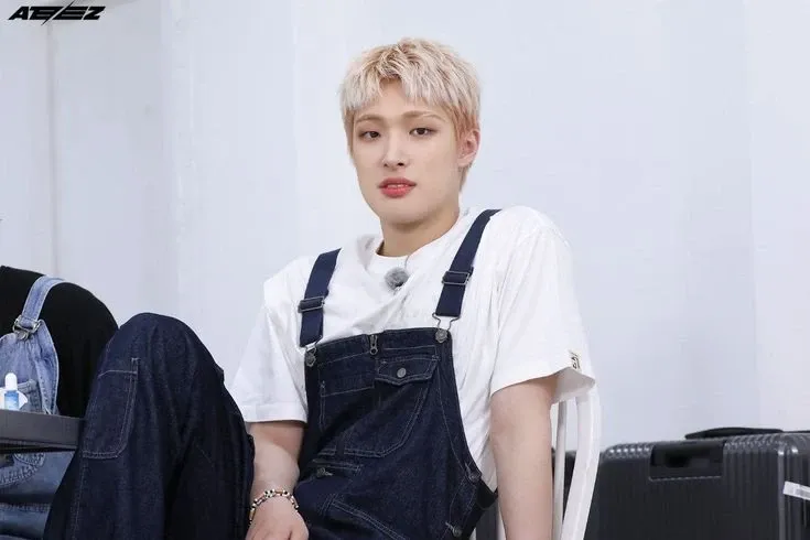 Recent activity shot of Mingi (ATEEZ)