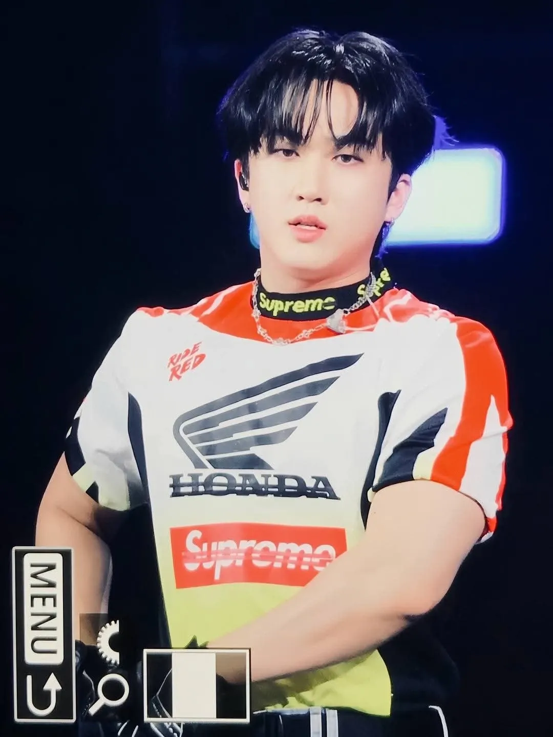 A moment captured by Changbin (Stray Kids)'s fan