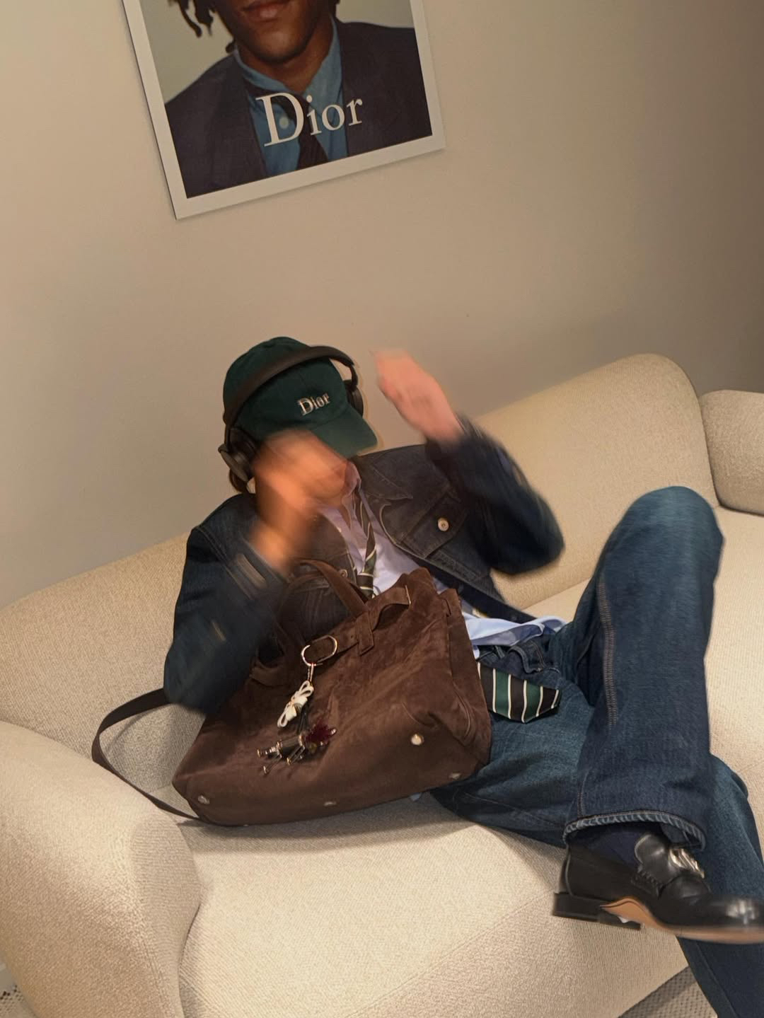 A moment captured by Hyunjin (Stray Kids)'s fan