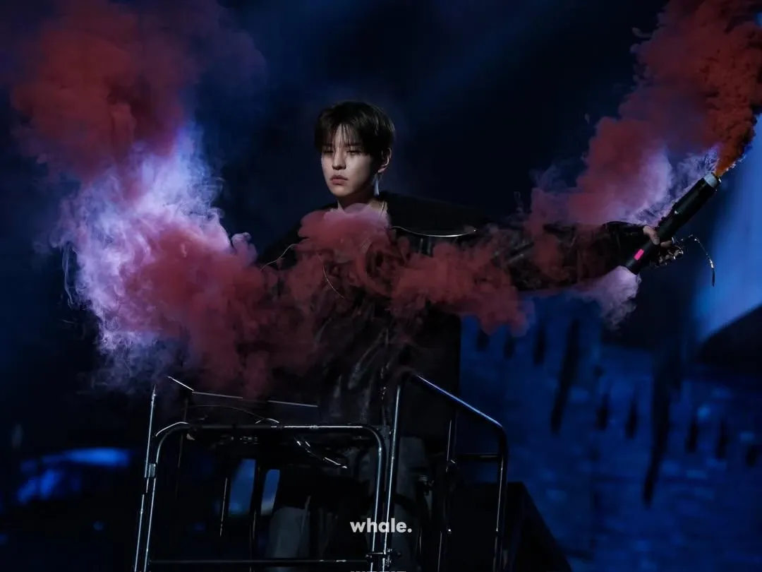 Recent activity shot of Seungmin (Stray Kids)