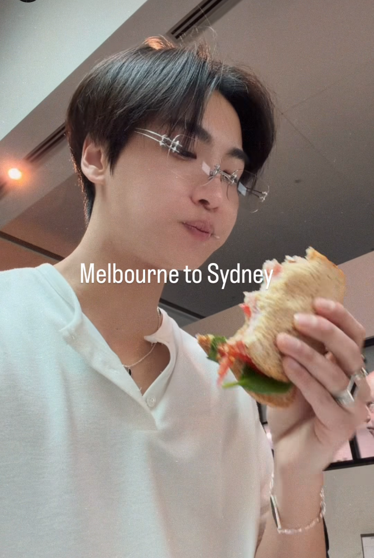 Recent activity shot of Seonghwa (ATEEZ)
