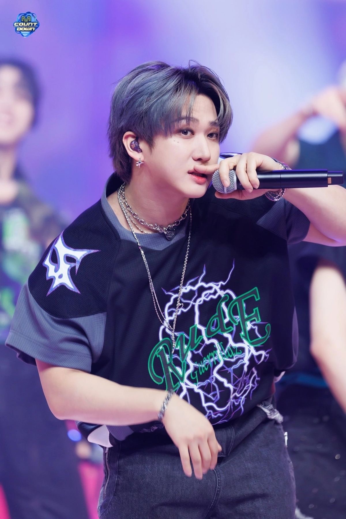 A moment captured by Changbin (Stray Kids)'s fan