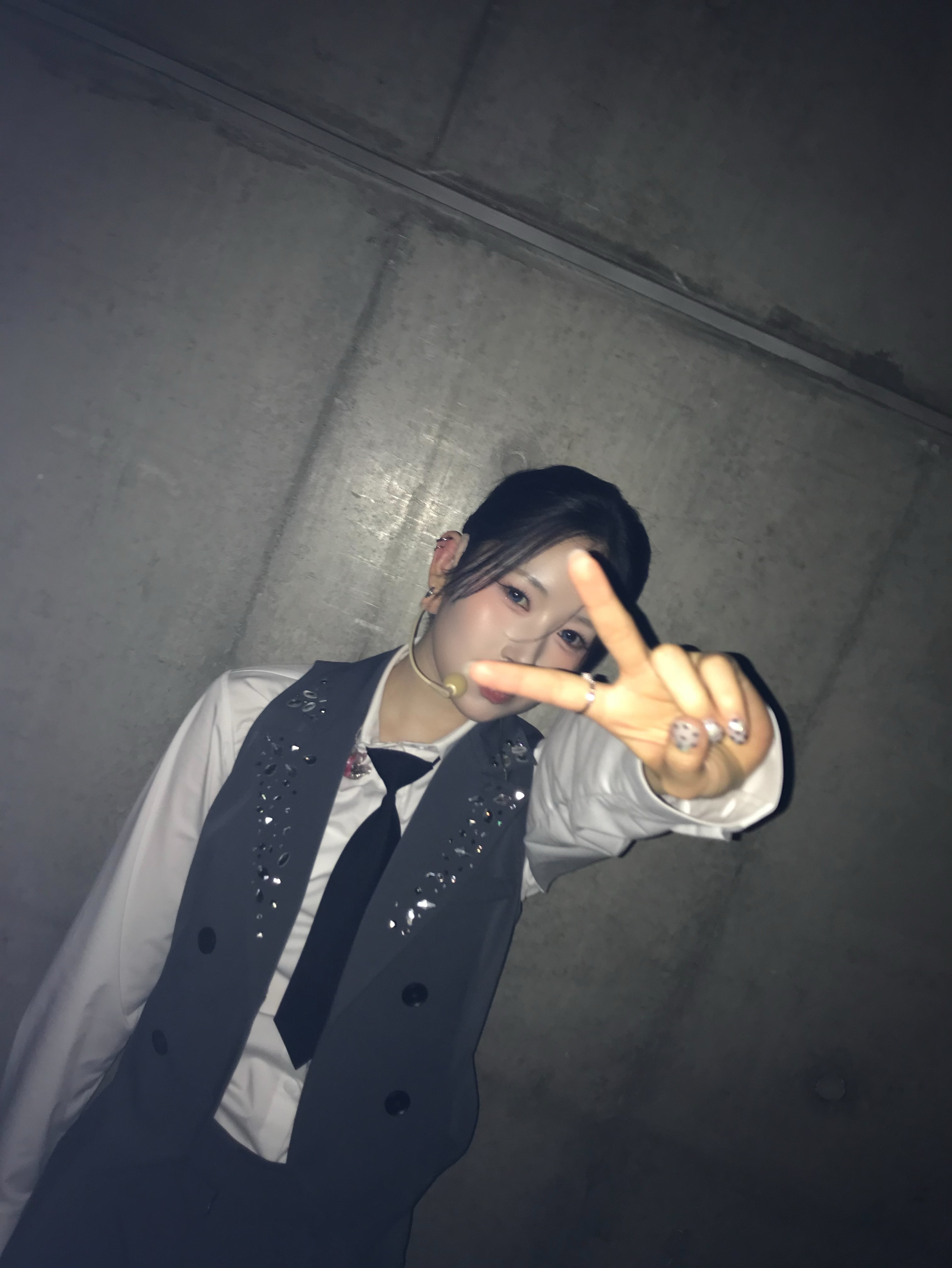 A moment captured by Kasahara Momona (ME:I)'s fan