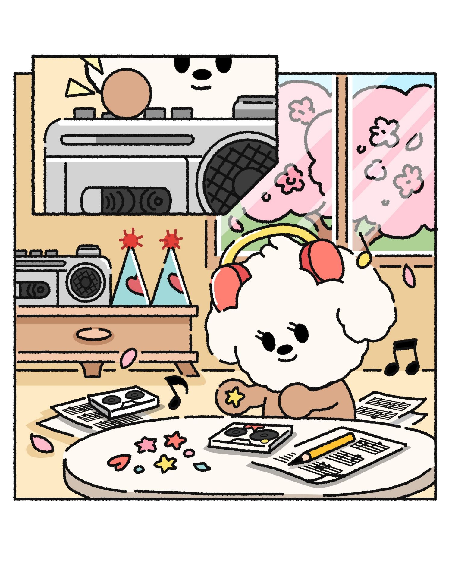 투모로우바이투게더의 비하인드 컷