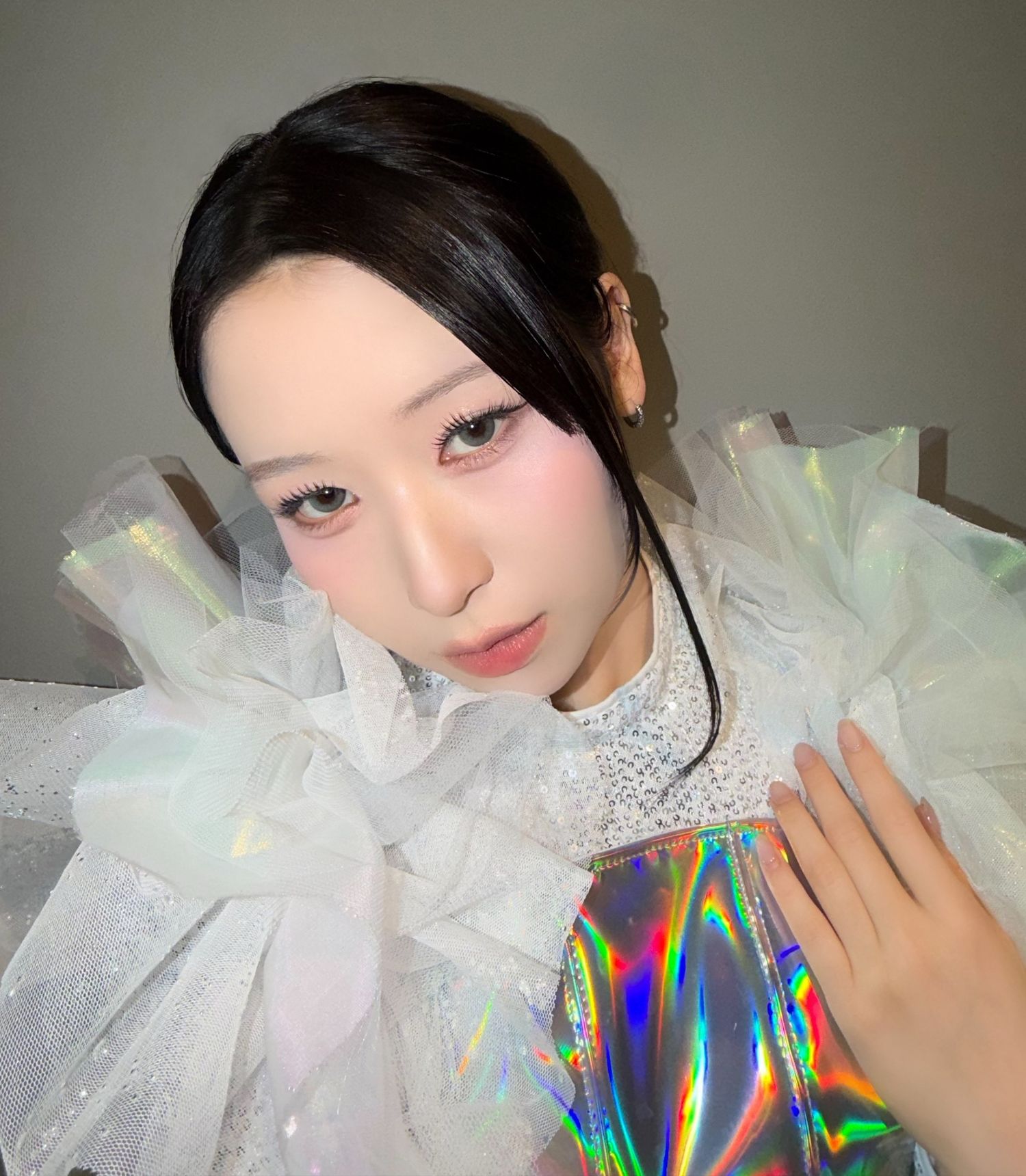 Recent activity shot of Kasahara Momona (ME:I)