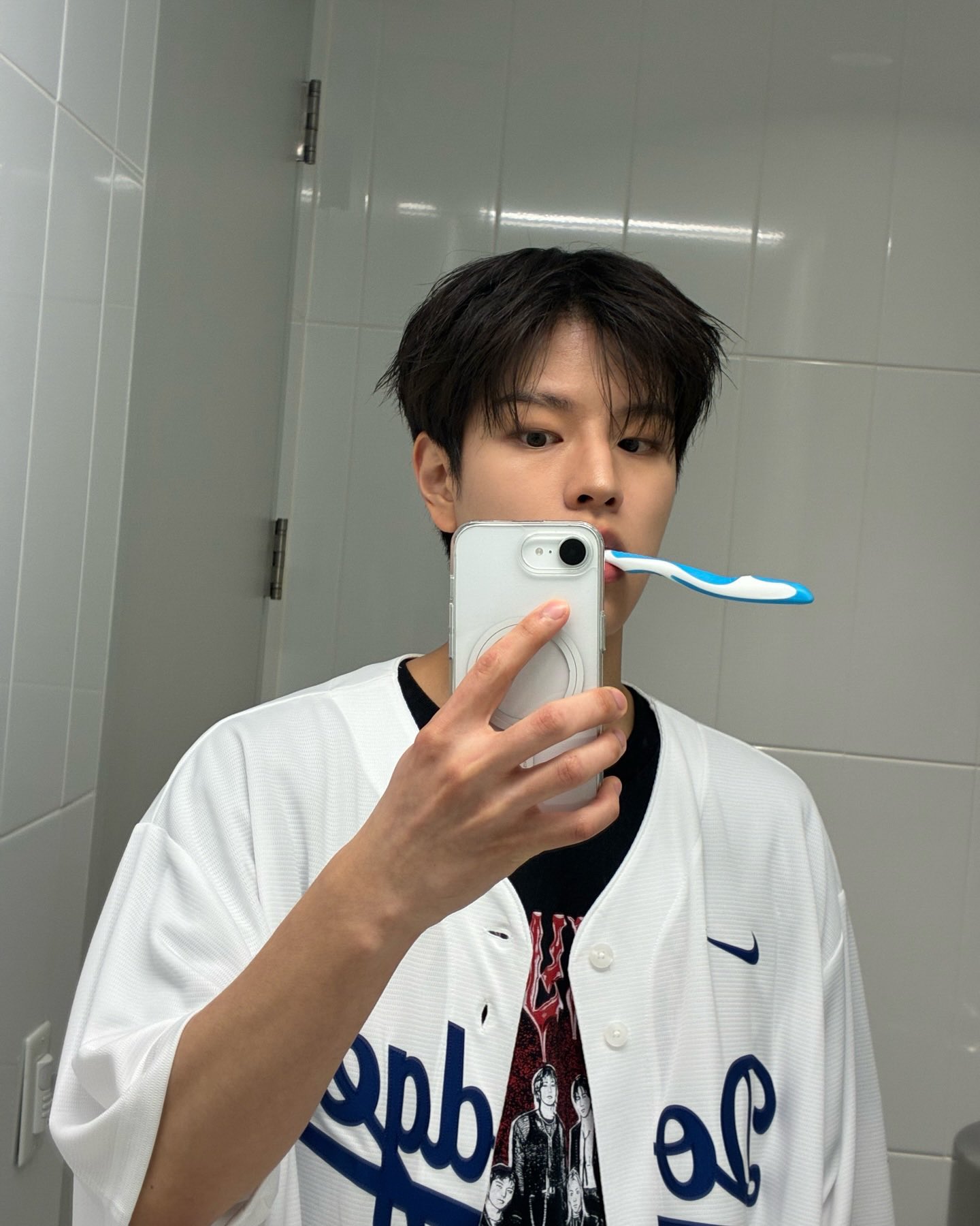 A moment captured by Seungmin (Stray Kids)'s fan