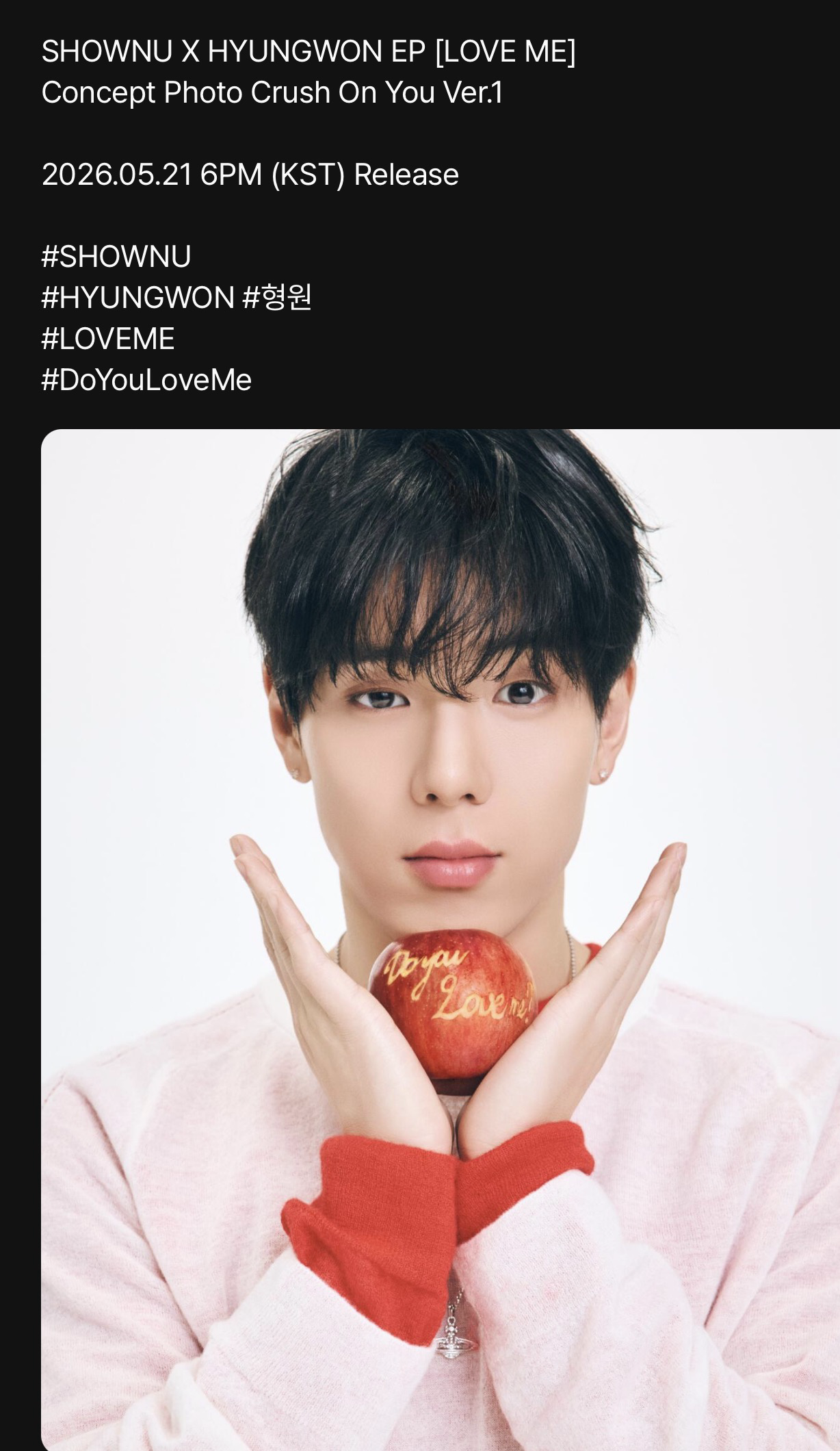 K-pop star post gaining attention now