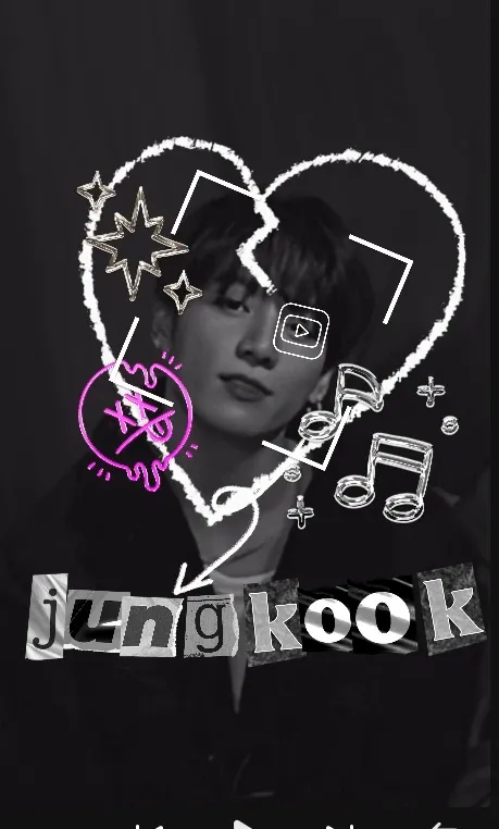 A heartfelt wallpaper shared by Jungkook (BTS)'s fans