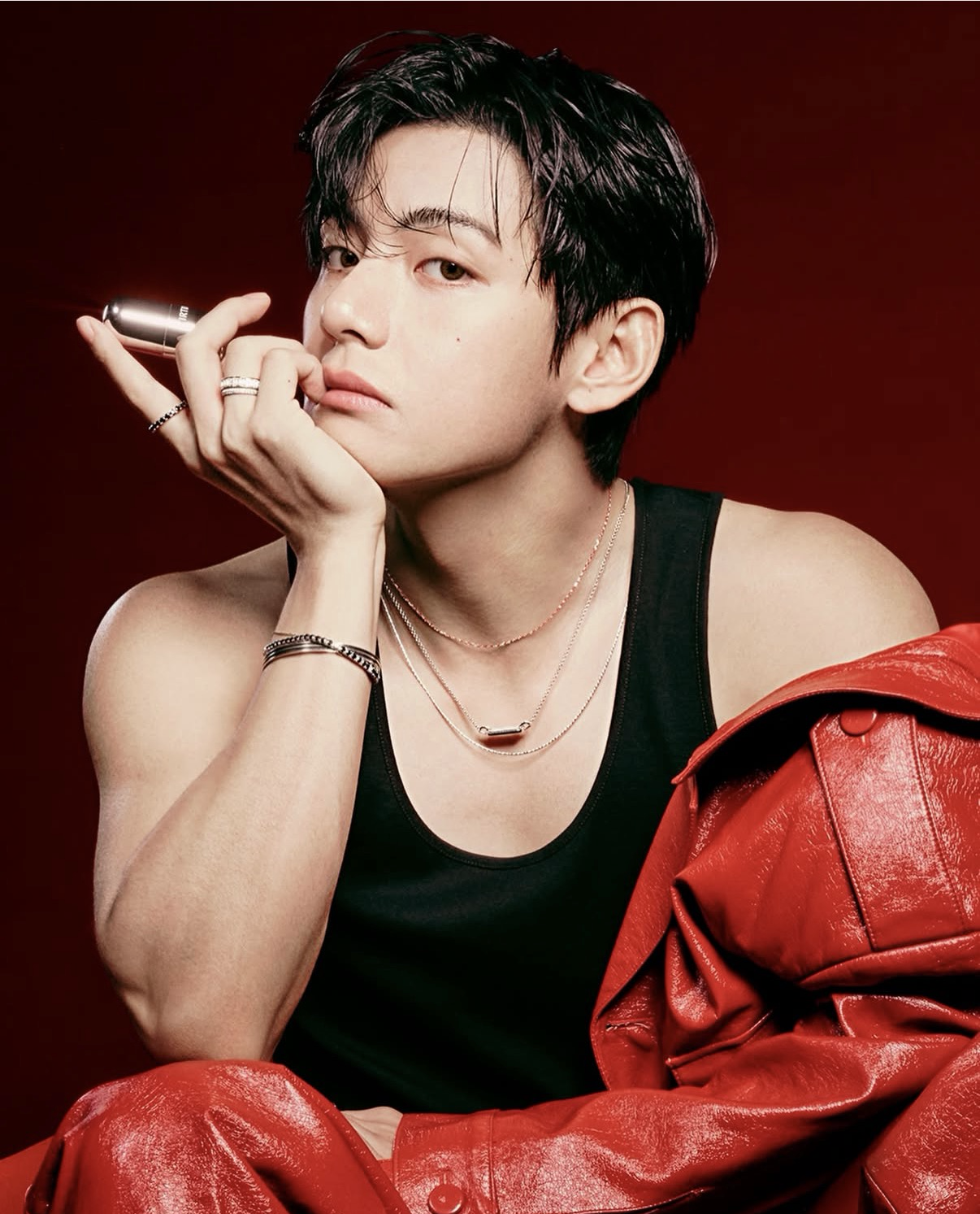 V (防彈少年團)粉絲拍下的瞬間